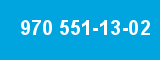 970 551-13-02 970 551-13-02